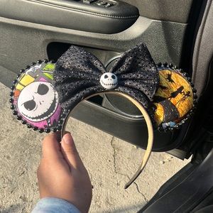 Disney nightmare before Christmas Minnie ears